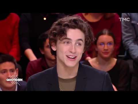 (English Subtitles)Timothée Chalamet SPEAKING FRENCH!! - Quotidien 1/18/2019