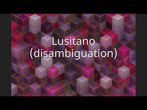 Lusitano (disambiguation)