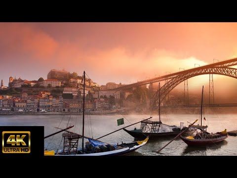 Flying Around Portugal (4K UHD) With Relaxing Music