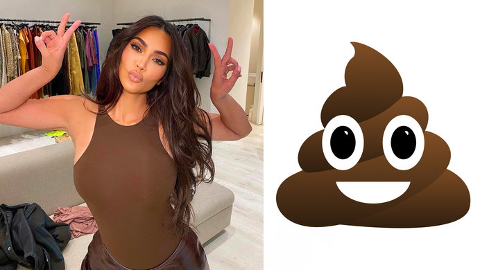 Kim Kardashian Eating Poop Every day meme.