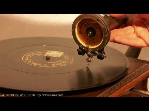 Gramophone PATHEPHONE n° 6 - 1908-1909