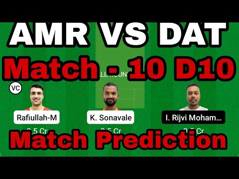 amr vs dat dream11 team playing11 match prediction| amr vs dat dream11 prediction|amr vs dat dream11