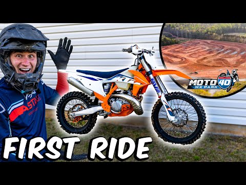 First Time Riding 2 Stroke On Motocross Track! *Bad Idea*