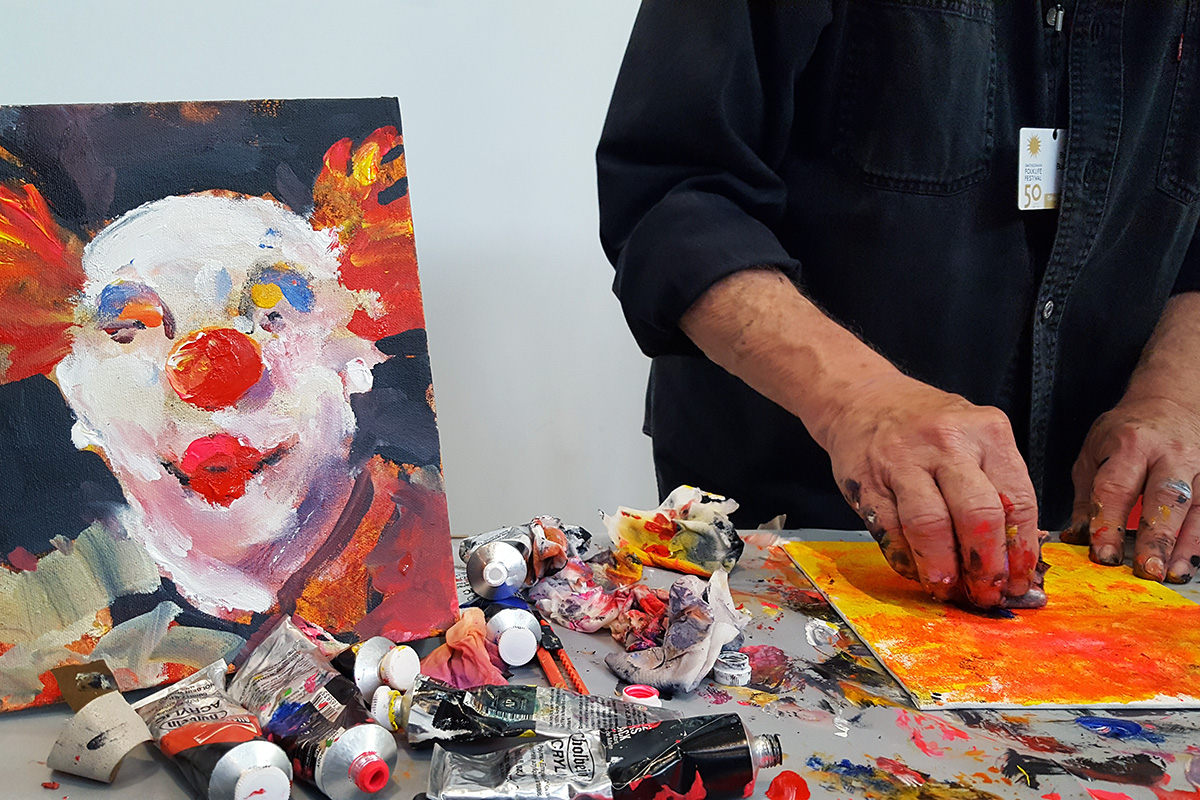 Painting the Circus in Pink: A Q&A with Robert Burridge