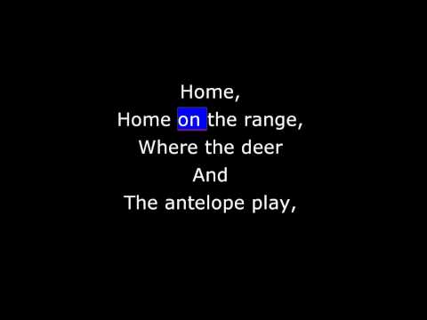 Songs - Traditional - Home, Home on the Range