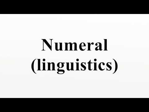 Numeral (linguistics)