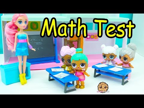 LOL Surprise Big Sister Blind Bag At School - Gym Class + Math Test Day