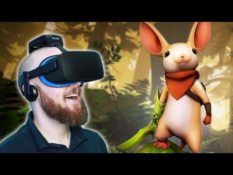 AWESOME VIRTUAL REALITY PLATFORMER!! Moss VR Oculus Rift Gameplay