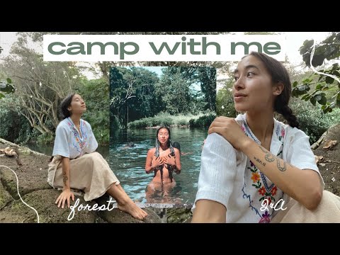 Camp With Me Alone in The Woods | spirituality Q&A