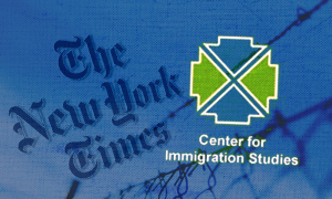 Center for Immigration Studies and NY Times logo