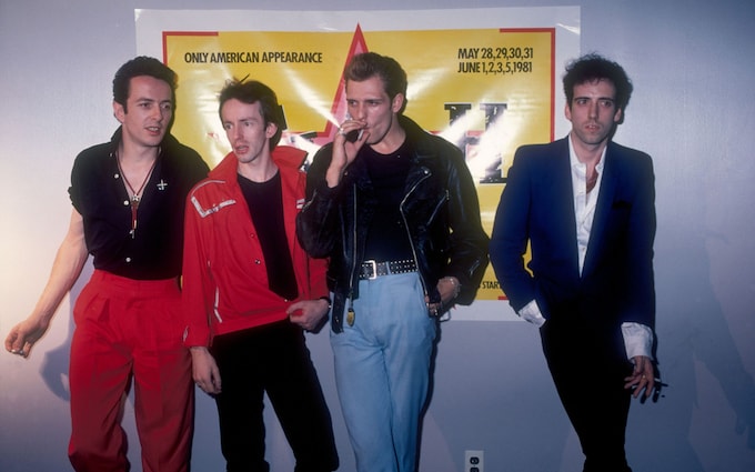 The Clash in 1981, two years before the band began to crumble