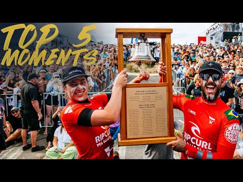 Top 5 Finals Day | Filipe & Tyler Ring The Bell RIP CURL PRO BELLS BEACH