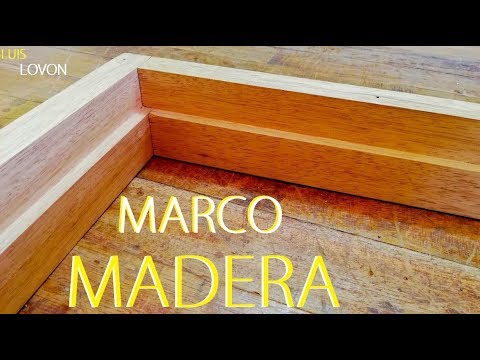 "COMO HACER MARCO DE MADERA"  🏘 (Para Puerta FACILITO) - LUIS LOVON