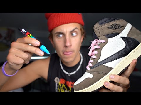 I Customized $1200 Travis Scott Shoes!