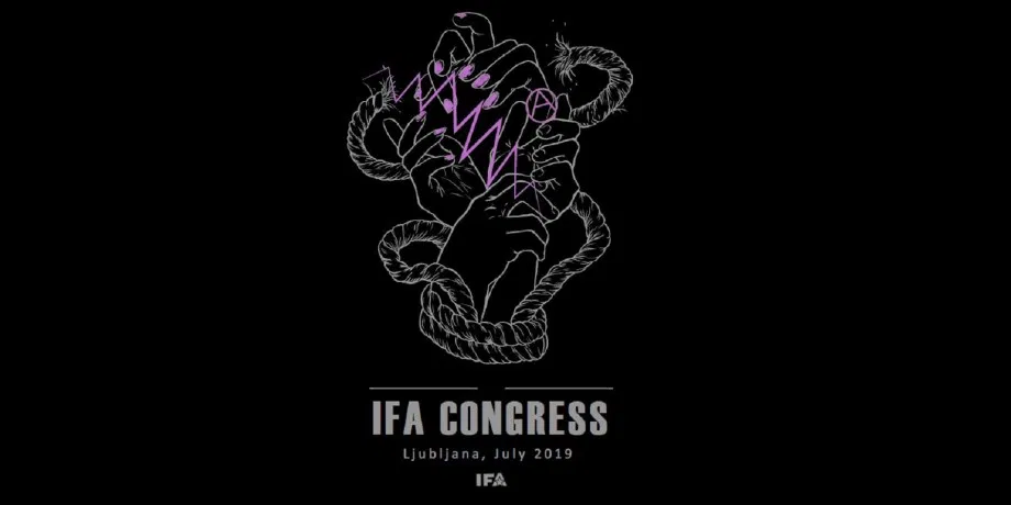 IFA international anarchist Congress in Slovenia 2019 logo