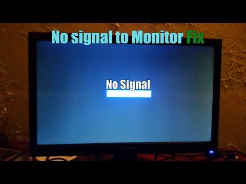 No signal to Monitor Fix Easy PC Fix