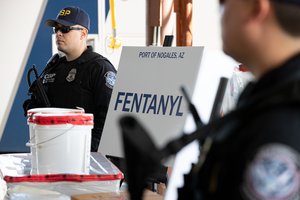 U.S. Customs and Border Protection officers at the Nogales Commercial Facility seized nearly $4.6 million in fentanyl and methamphetamine totaling close to 650 pounds on Saturday, January 26, 2019 from a Mexican national when he attempted to enter the United States through the Port of Nogales. The seizure is the largest seizure of fentanyl in CBP history.