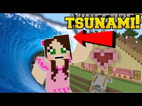 Minecraft: TSUNAMIS!!! (DISASTERS THAT DESTROY THE WORLD!) Mod Showcase