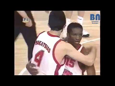 David Rivers - Olympiakos - Barcelona - 1997 - 26 Points - Highlihts