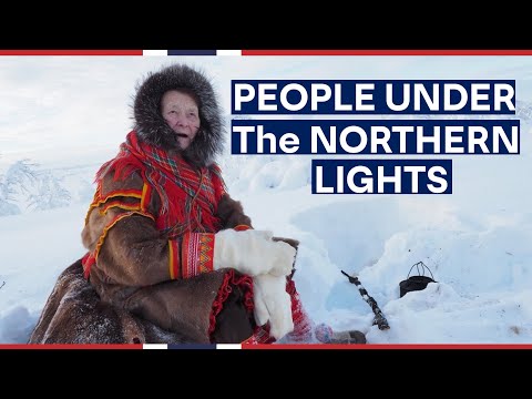 Do you know Sami people? People under northern lights in Norway