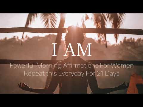 I AM Morning Affirmations for Women | Powerful Guided Meditation 432 Hz Healing Frequency