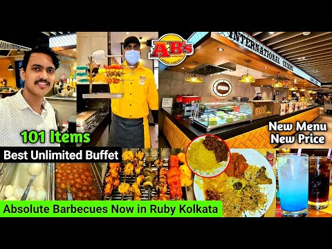 Absolute Barbecue Now in South Kolkata Ruby🔥|Best Unlimited Buffet in Kolkata|Unlimited Mutton Kebab