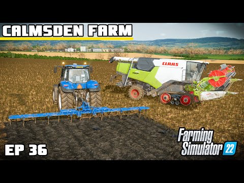 LATEST HARVEST EVER! | Calmsden Farm | Farming Simulator 22 - Episode 36