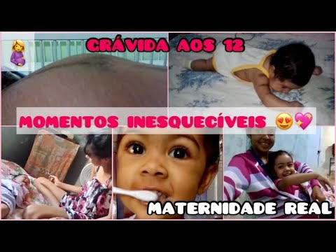 MOMENTOS INESQUECÍVEIS 😍 MATERNIDADE REAL / GRÁVIDA AOS 12🤰 | Mãe Aos 13 - Ana Caroline