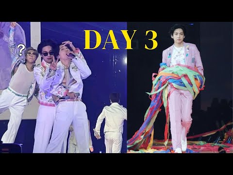 Iconic Moments of BTS PTD Concert Las Vegas Day 3 | BTS Las Vegas Concert 2022