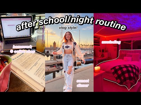 afterschool/night routine 2022 ✺ᵔ‿ᵔ✺ vlog style!