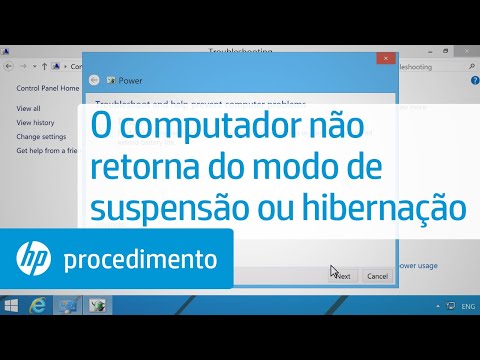 O computador não retorna do modo de suspensão ou hibernação