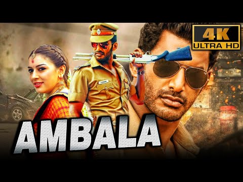 Ambala (4K ULTRA HD) - South Blockbuster Action Comedy Movie | Vishal, Hansika Motwani