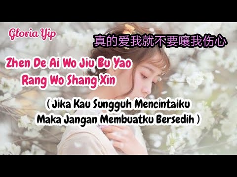 Gloria Yip 真的爱我就不要让我伤心 Zhen De Ai Wo Jiu Bu Yao Rang Wo Shang Xin (terjemahan lagu mandarin) 拼音