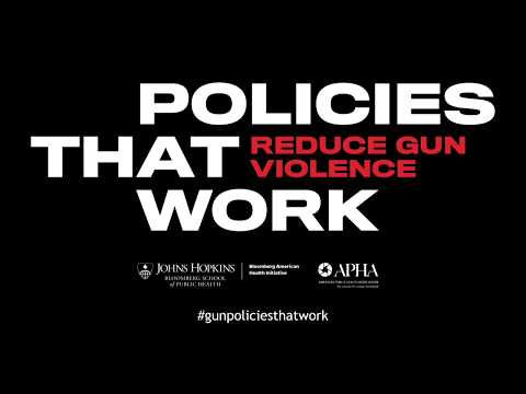 Policies That Work to Reduce Gun Violence