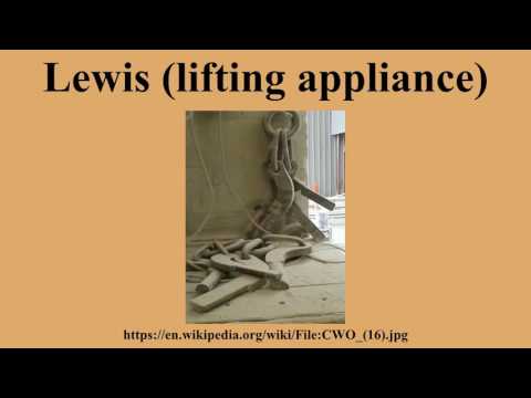 Lewis (lifting appliance)