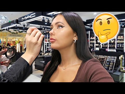 GETTING MY MAKEUP DONE AT A MAC MAKEUP COUNTER | ItsSabrina