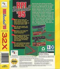 RBI Baseball 95 - Back | RBI Baseball 95 Sega 32X