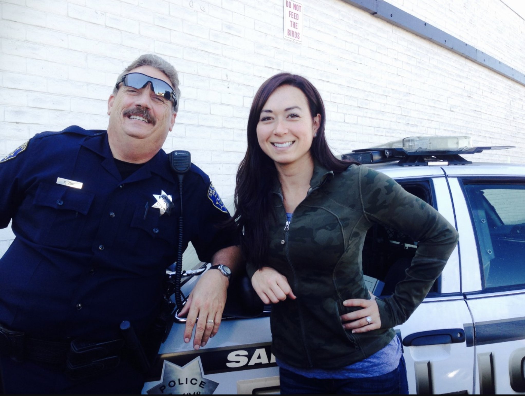 Special Agent Thuy Zoback (right) with San Pablo Police Officer Kenny Zink