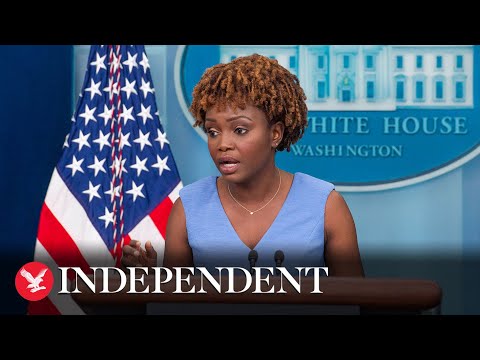 Live: White House press secretary Karine Jean-Pierre holds briefing