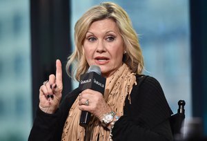 Olivia Newton-John participates in the BUILD Speaker Series to discuss their new album "Liv On" at AOL Studios