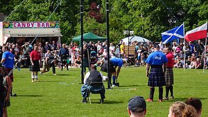 The Carmunnock Highland Games, weight over the bar, City of Glasgow