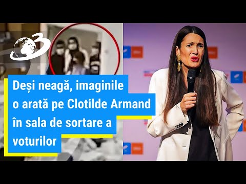 Imaginile care o îngroapă pe Clotilde Armand: A fost acolo, în sala de sortare a voturilor