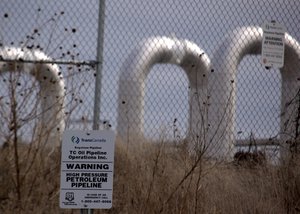 Trans Canada Keystone Oil Pipeline