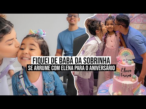 FIQUEI DE BABÁ: MINHA SOBRINHA ELENA FEZ 5 ANOS | por Jessica Melo