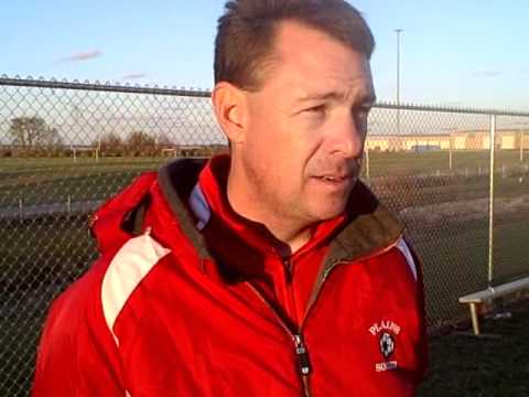 Pleasant Plains soccer coach Greg Bryan