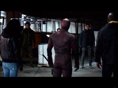 Daredevil, Jessica Jones, Luke Cage y Colleen vs Madame Gao, Murakami y Bakuto - THE DEFENDERS