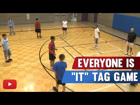 Physical Education for Children - Everyone is "It" Tag Game - Don Puckett