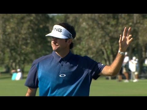 Bubba Watson eagles the Blue Monster at Cadillac Championship