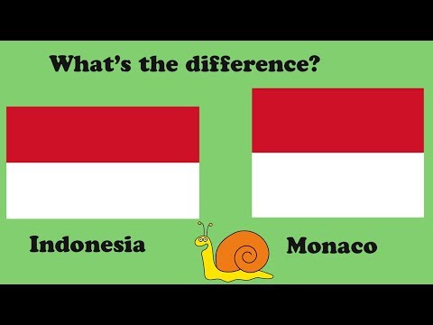 Vexillology | Why does Indonesia and Monaco have the same flag?