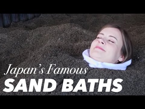 I Tried a Japanese SAND BATH 🏝A Day in Kagoshima